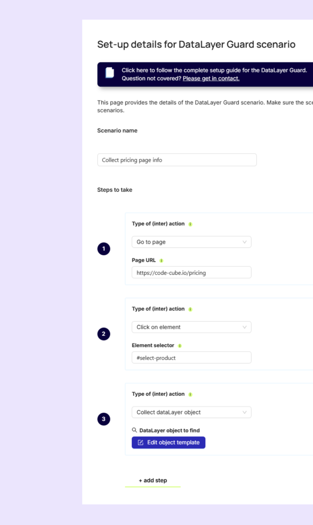 GeneradorGuard CodeCube DataLayer Guard